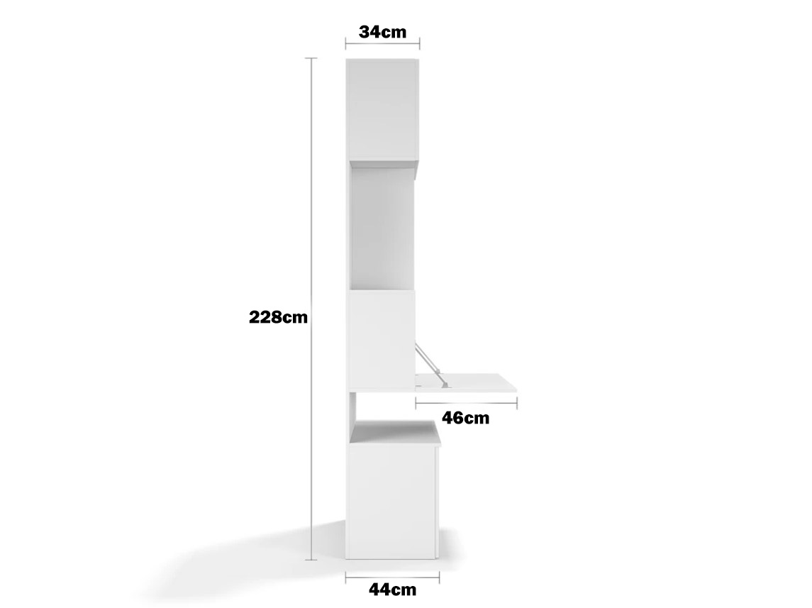 Multimo Royal Bücherregal mit Schreibtisch Multimo Royal Bücherregal mit Schreibtisch